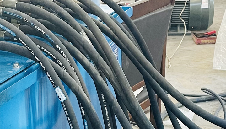 Mangueira personalizada para máquinas hidráulicas